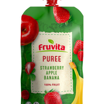 Fruvita pouch jagoda jabuka banana 180g 