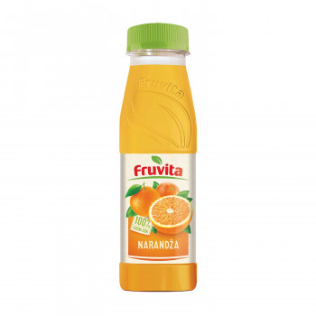 Fruvita 100% voćni sok narandža 0,33L 