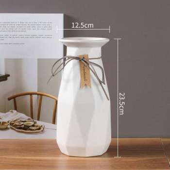 Cute&Cool HOME Dekorativna vaza dijamant, bela 
