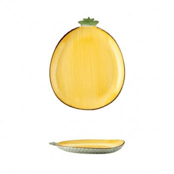 Cute&Cool HOME Dekorativni tanjir ananas, 25 cm 