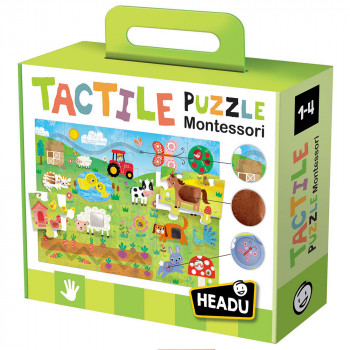 Headu - Montesori taktilna slagalica Farma 