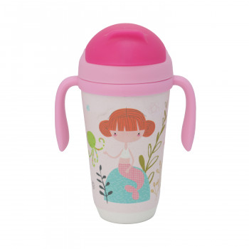 Baby Chef flašica sa slamčicom sirena 350ml 