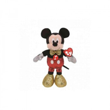 TY plišana igračka Mickey 25 cm, sa zvukom 