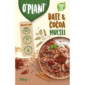 Oplant musli date&cocoa 350gr 