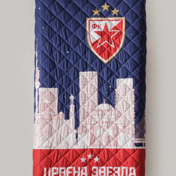 Stefan prekrivač Crvena Zvezda, 140x200cm 