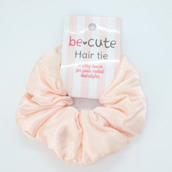 Be Cute Satenska gumica za kosu, roze 