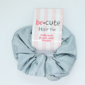 Be Cute Satenska gumica za kosu, svetlo plava 