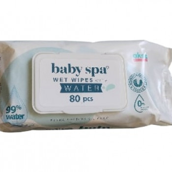 Baby spa vlaž. maramice sa poklopcem  99%vode80kom 
