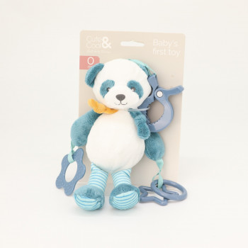 Cute&Cool plišana igračka sa zvečkom panda 