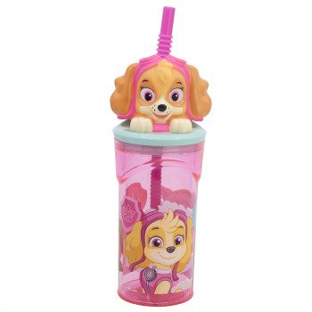 Stor flašica sa 3D figurom 360ml, Paw Patrol Girl 