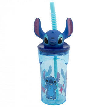 Stor flašica sa 3D figurom 360ml, Stitch 