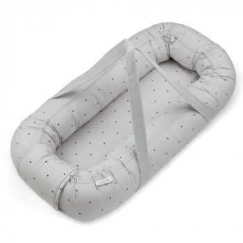 Liewood gnezdo Gro,Classic dot dumbo grey 