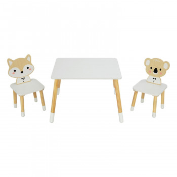 Cute&Cool HOME drveni sto i stolica lija i koala 