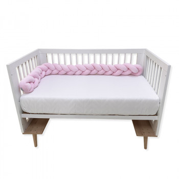 Lillo&Pippo pletenica, roze, 180 cm 