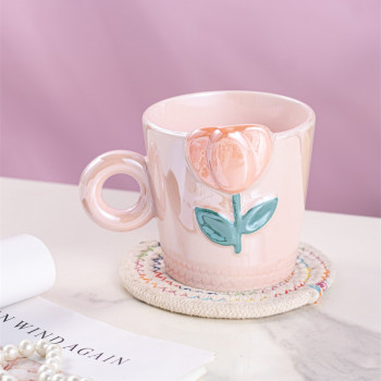 Cute&Cool HOME Dekorativna šolja ruža, roze 