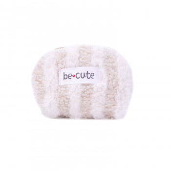 Be Cute plišani neseser bež/beli S 