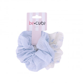 Be Cute gumice za kosu set 2kom, plava 