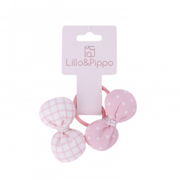 Lillo&Pippo, gumice za kosu 2/1 mix mašnice 