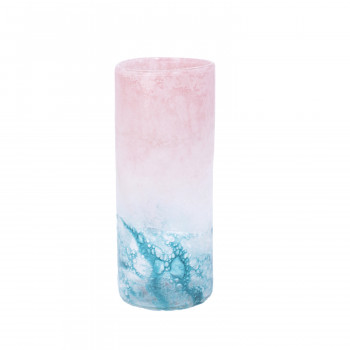 Cute&Cool HOME Dekorativna staklena vaza, roze 