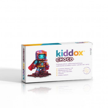 Nordx Kiddox choco probiotik kockice a20 