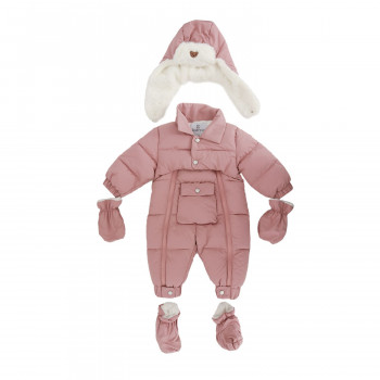 Lillo&Pippo skafander za bebe roze 