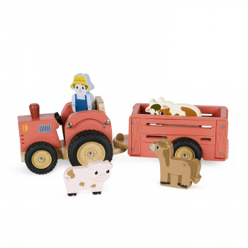 Pino traktor sa prikolicom 