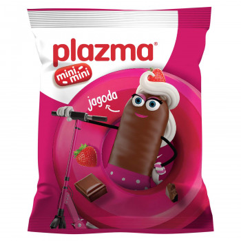 Plazma mini mini čoko jagoda milkshake keks 45g 