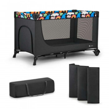Kinderkraft prenosivi krevetac Joy 2 Happy Shapes 