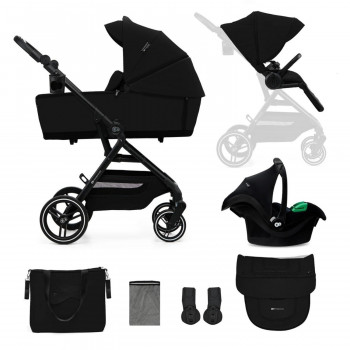Kinderkraft kolica Yoxi 3u1 Mink Pro Pure Black 