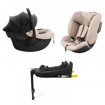 Kinderkraft a-s I-Lite,I-Fix Endura Safe+bazaBeige 