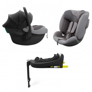 Kinderkraft a-s I-Lite,I-Fix Endura Safe+baza Grey 