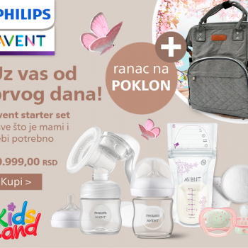 Avent ranac sa 5 proizvoda girl 