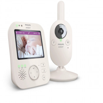 Avent alarm-video monitor silk white 0992 