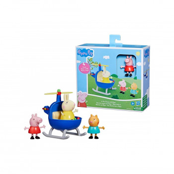 Pepa Prase set helikopter i 3 figure 