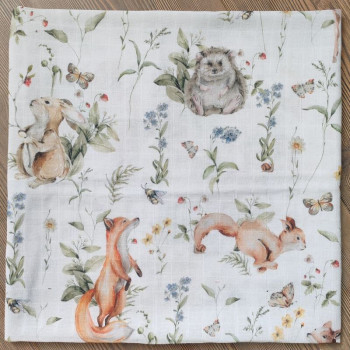 Lillo&Pippo muslin pelena 75x75cm, Šumica 