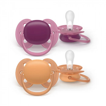 Avent varalica soft orange/violet 18m+ 2kom 