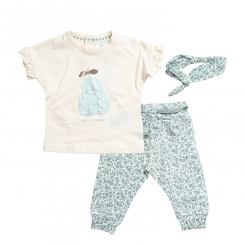 Lillo&Pippo komplet (majica, dd, traka), devojčice 