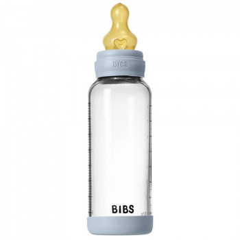 Bibs staklena flašica 240 ml Baby Blue 
