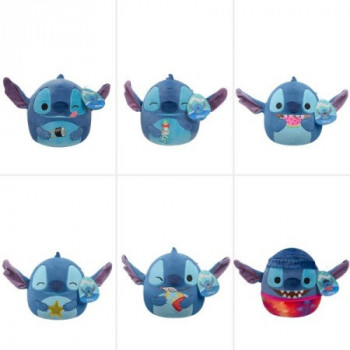 Squishmallows pliš stitch 20cm sort 