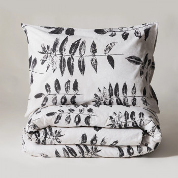 Stefan posteljina crna liska 2/1, 200x200cm 