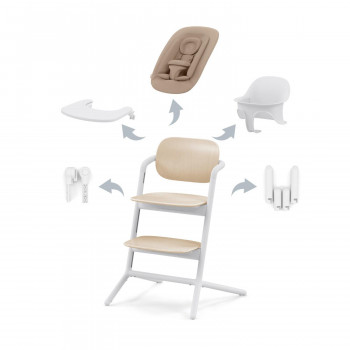 Cybex hranilica Lemo 4u1, Sand White 