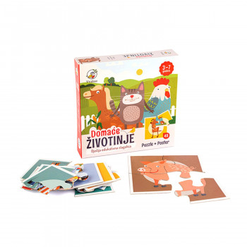 Astra puzzle domaće životinje 