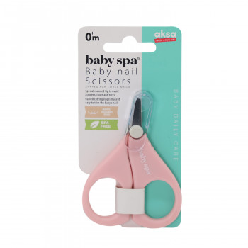 Baby Spa makazice za bebe roze 