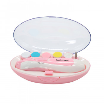 Baby Spa električni trimer za nokte, roze 
