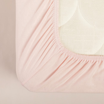 Stefan čaršav žersej sa lastišem roze, 200x200 