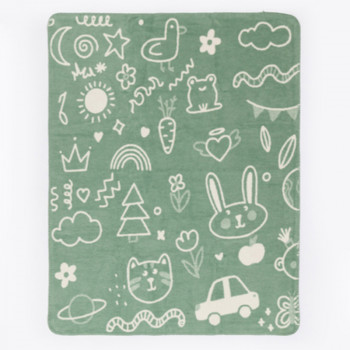 Stefan ćebe zeleno, 90x120 