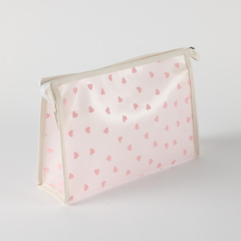 Be Cute prozirni neseser srca, sv. roze 24x7x16cm 