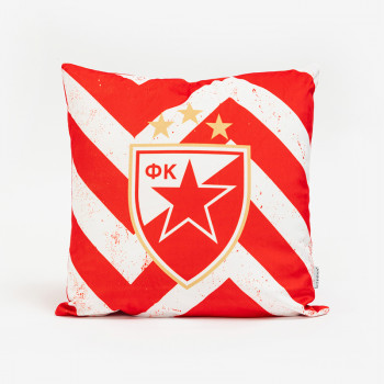 Stefan ukrasni jastuk Crven zvezda, 45x45cm 