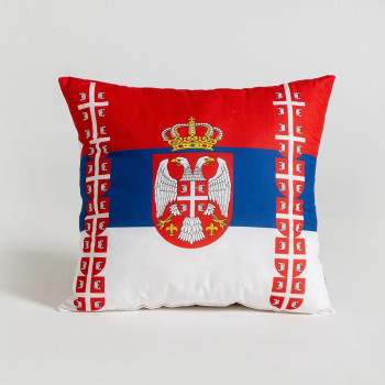 Stefan ukrasni jastuk Srbija, 40x40 