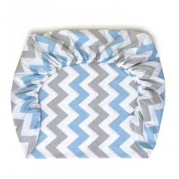 Lillo&Pippo čaršav-lastiš „cik-cak“ 60x120cm 